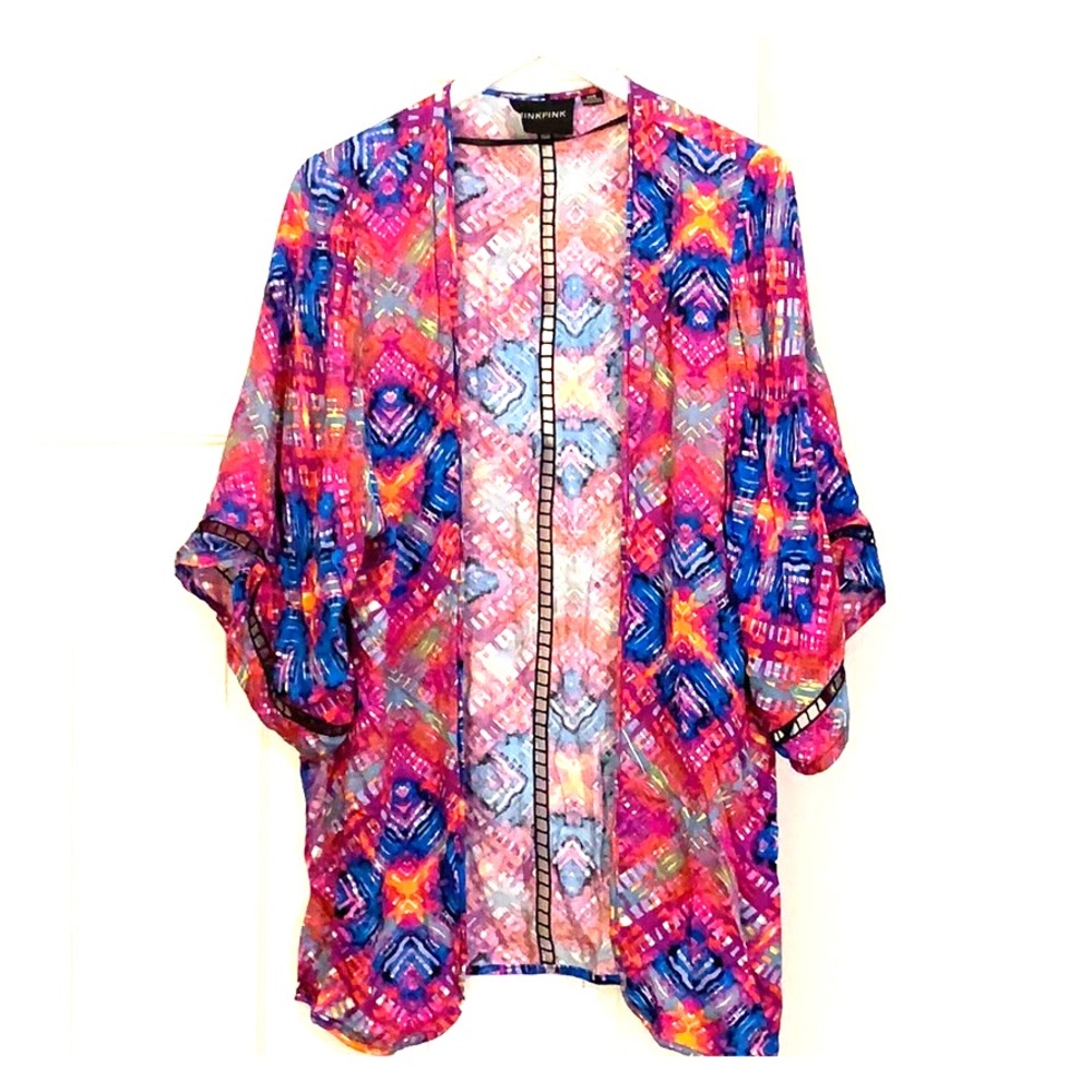 MINKPINK multi colored Kimono XS/S